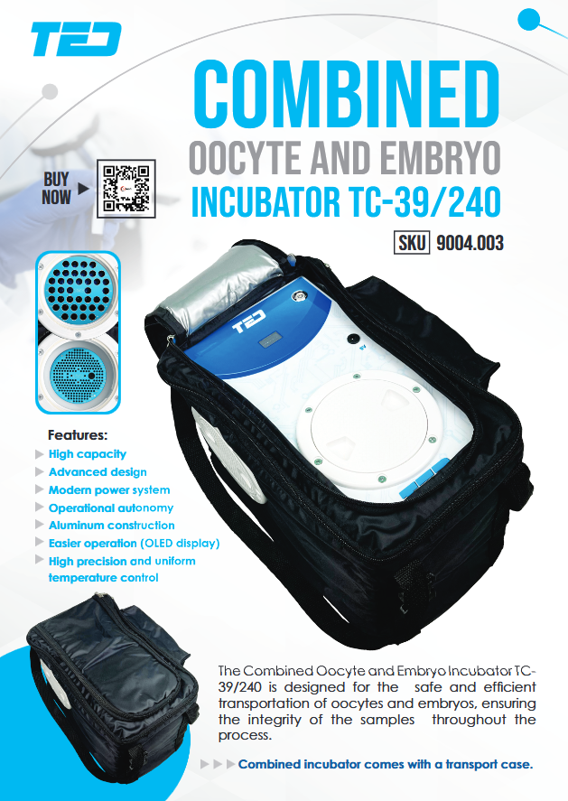 MIXED INCUBATOR (EMBRYOS AND OOCYTES) TC-39/240 – Agtech Inc