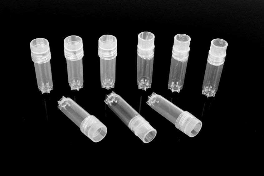 VitroDx 1.2ml Cryovials w/ external thread screw cap