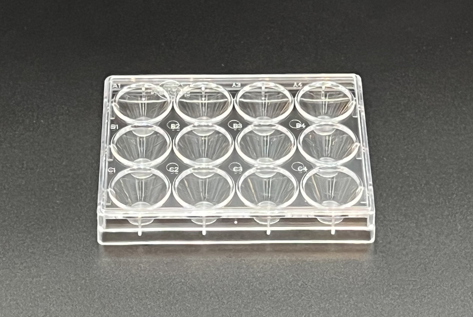 Solution™ Dish, For Trypsin and IVF, 12-Well, w/Lid, 10/pk