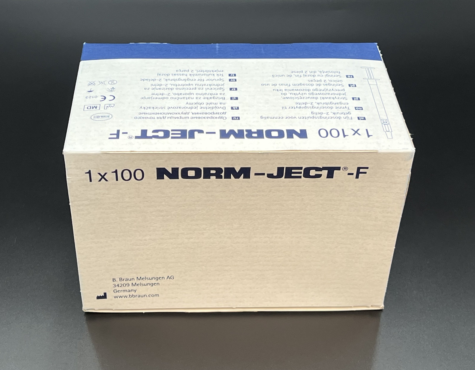 Syringe, 1cc TB, 2-part, 100 / box, each