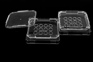 12-well dish with lid 4/pack