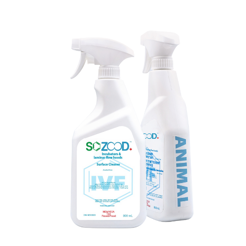 SOZOOD™ Surface Cleaner, For Incubator and Laminar Flow Hoods, Spray Bottle, 800ml, Each