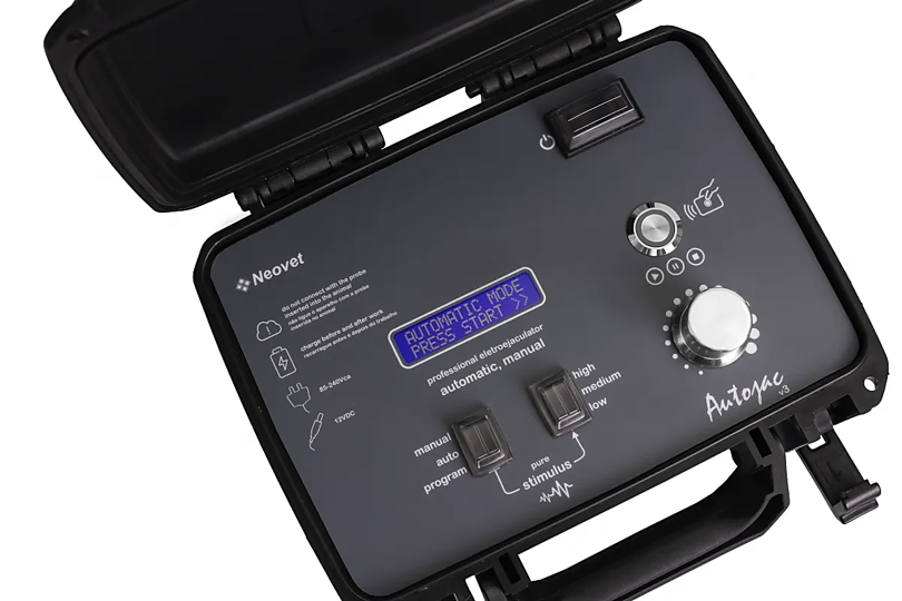 Automatic and Manual professional electroejaculator with universal probe 70mm for bulls, each