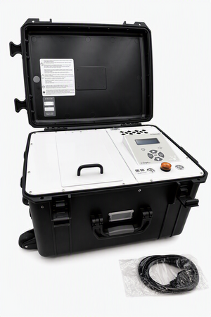 Portable automatic machine for freezing semen and embryos
