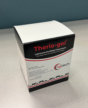 Therio-gel® Lubricant for veterinary fertility, patented formula, 10 x 5 oz tubes per box, each