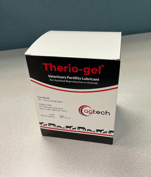 Therio-gel® Lubricant for veterinary fertility, patented formula, 10 x 5 oz tubes per box, each