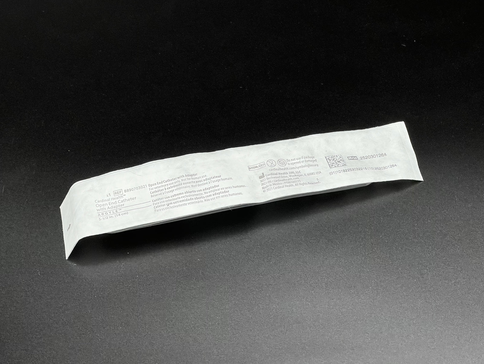 Tom Cat Catheters w/ Suture Adapter, 5.5 inch long open end