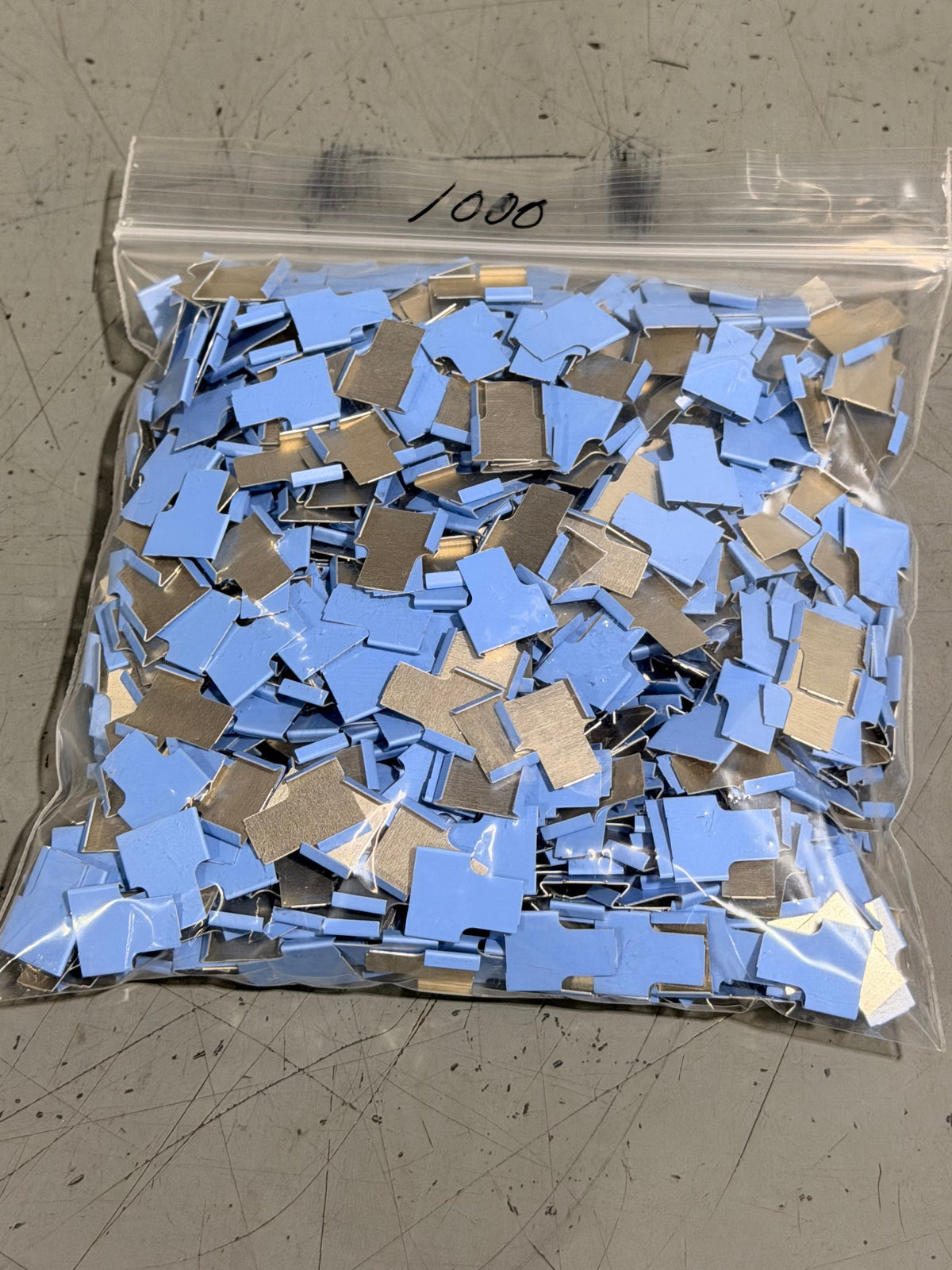 Cane Tabs, Light Blue, 1000/Bag