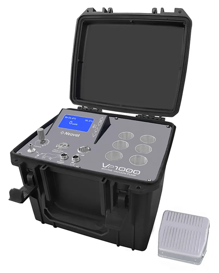 Vacuum pump for oocyte aspiration in bovine