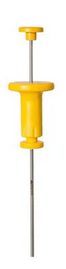 ET Transfer Rod for Bovine, 21 inch, 0.25cc, Auto-Lock, Plastic, Yellow, Each