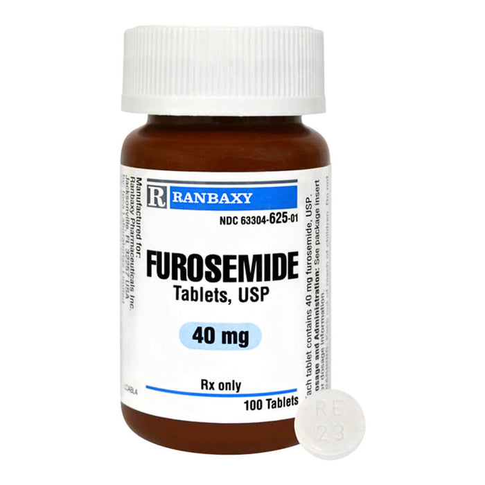 Furosemide Rx, 40 mg x 100 ct