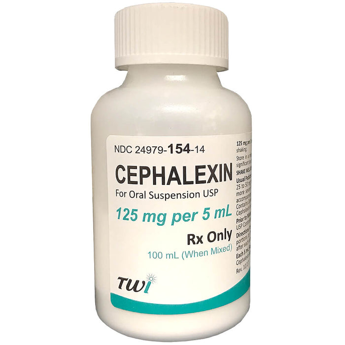 Rx Cephalexin Suspension 125 mg /5ml