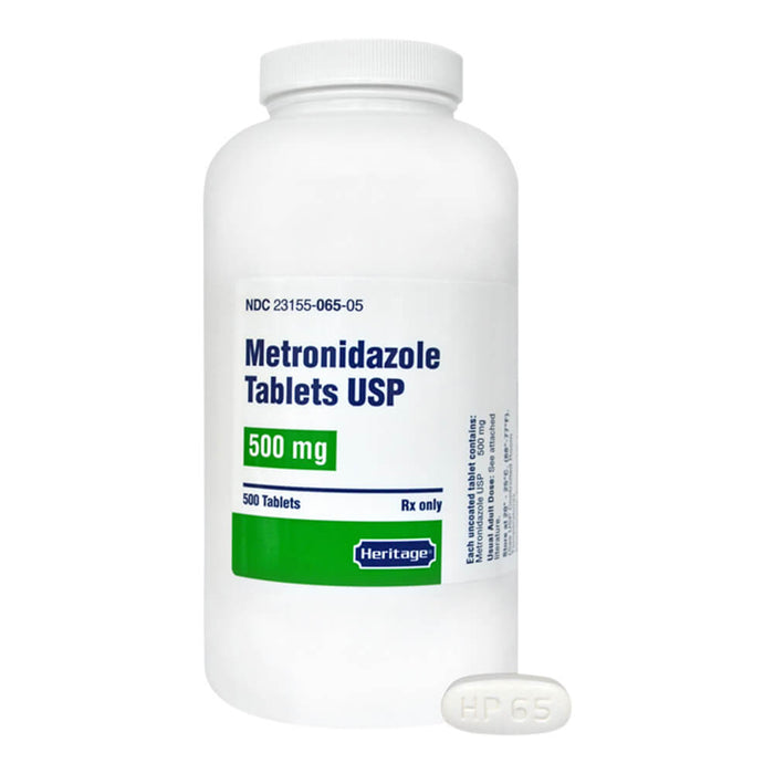 Rx Metronidazole 500 mg x 500 tablets