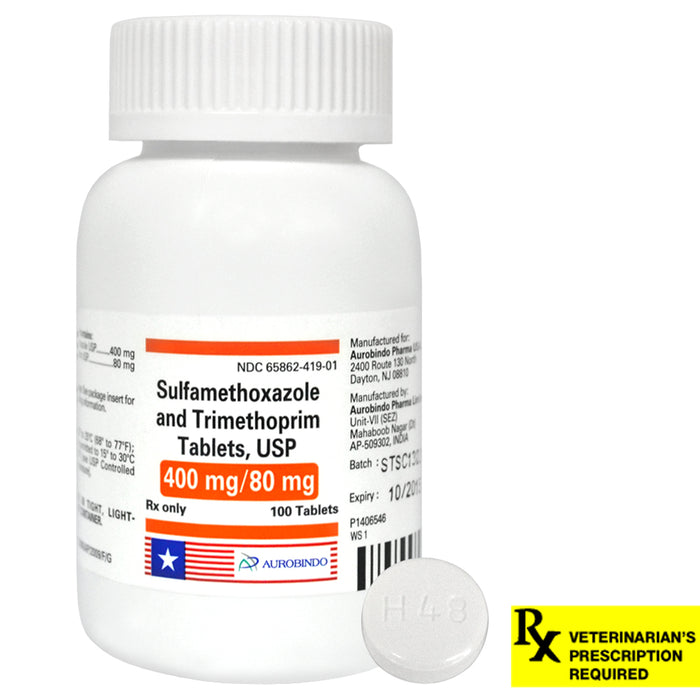 Rx SMZ-TMP 480 mg x 100 Tabs