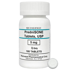 PredniSONE Rx Tablets, 5 mg x 100 ct