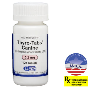 Thyro-Tabs Rx, 0.2 mg x 120 ct