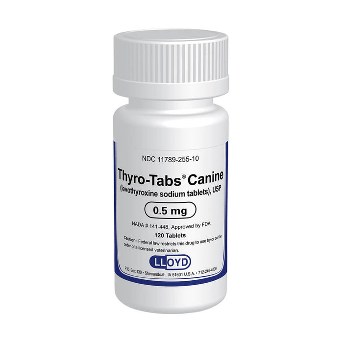 Thyro-Tabs Rx, 0.5 mg x 120 ct