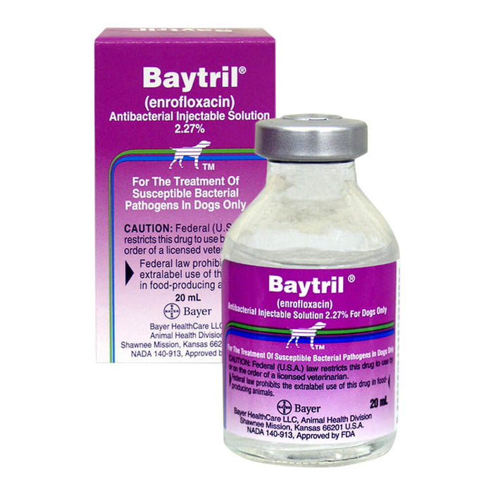 Baytril Injectable Solution Rx 2.27%