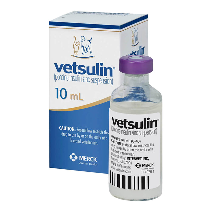 Vetsulin Rx 40 ml  per unit, 10 ml