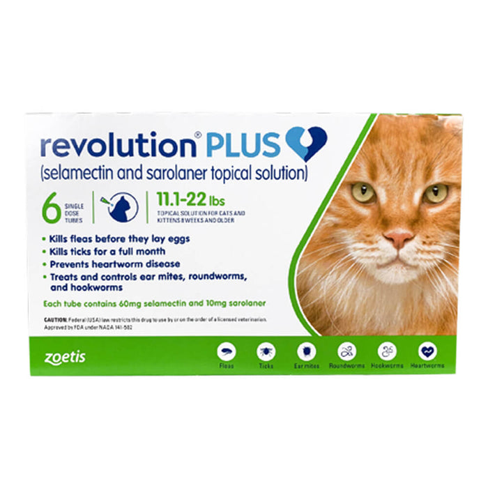 ORM-D Rx Revolution Plus Topical Solution, Feline, 11-22 lbs, 6 months