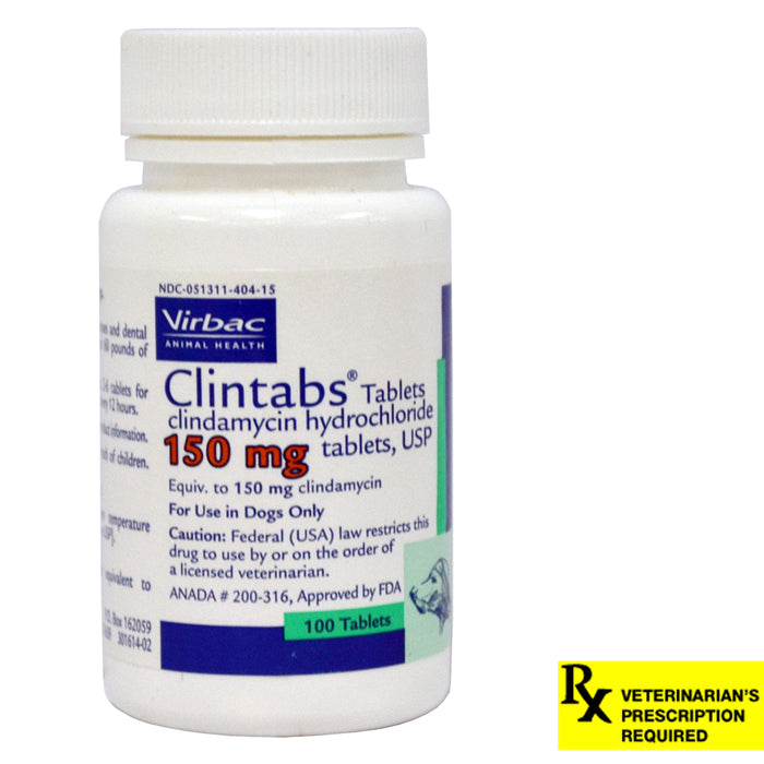 Rx Clindamycin Tablets 150 mg x 100