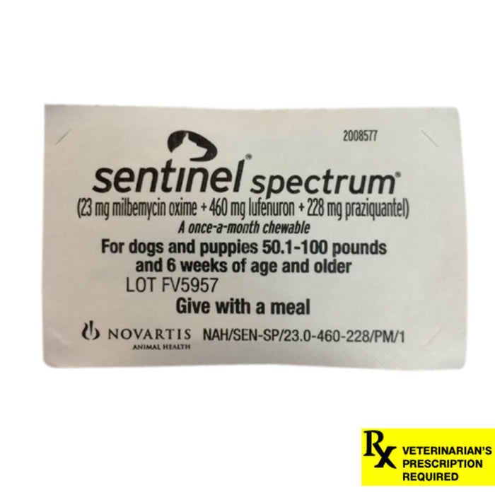 Rx Sentinel Spectrum 51-100 1ct