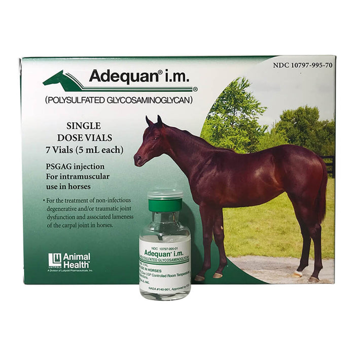 Rx Adequan (Equine) 500mg/5ml, 5 ml, 7 pack