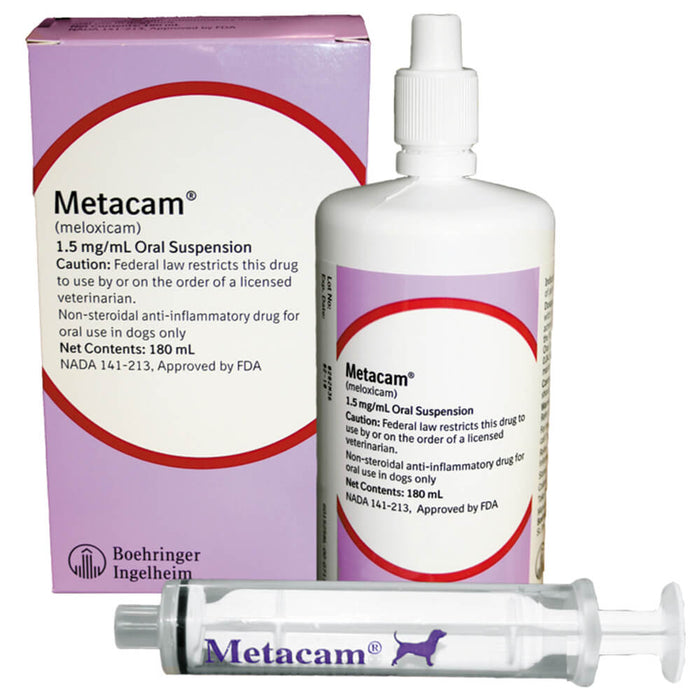Metacam Oral Suspension Rx, 1.5 mg/ml x 180 ml