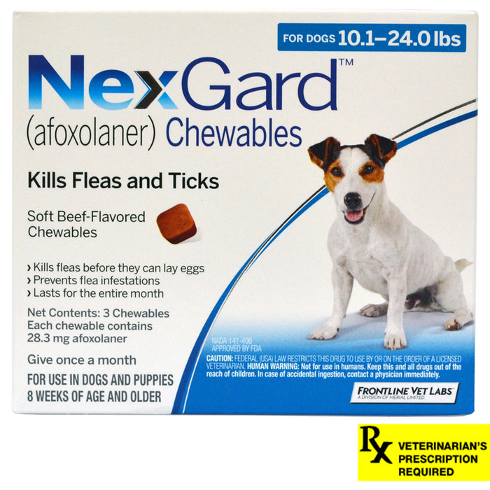 Rx NexGard,  Dog 10-24.0, 3 month