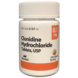 Rx Clonidine 0.1 mg x 100 Tabs