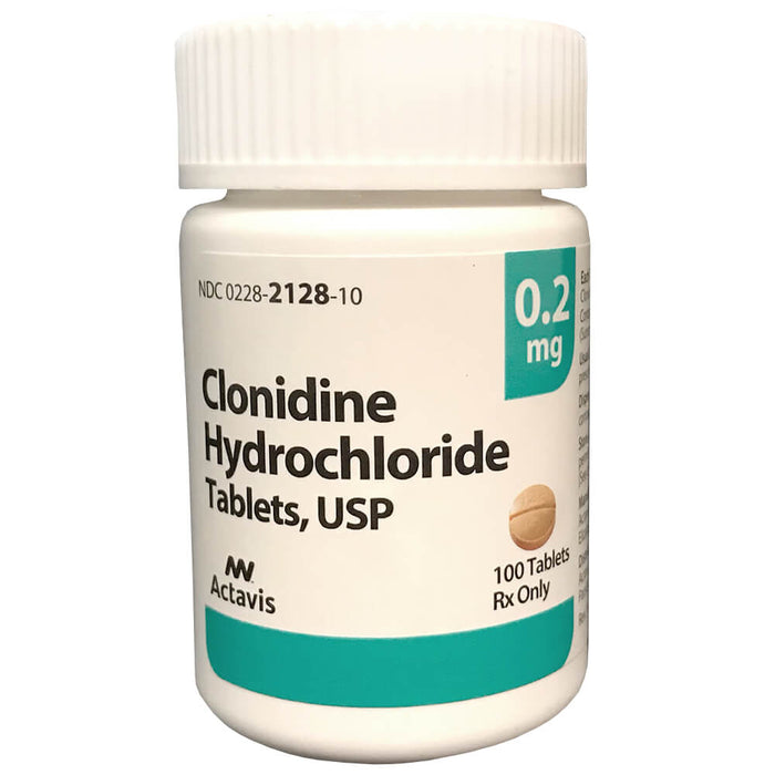 Rx Clonidine 0.2 mg x 100 Tabs