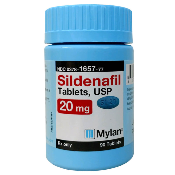 Rx Sildenafil Citrate 20mg Tablets 90 count