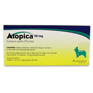 Atopica Rx, Dogs 4-9 lbs