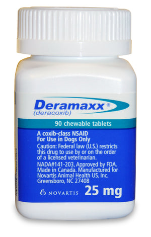 Deramaxx Rx, 25 mg x 90 ct