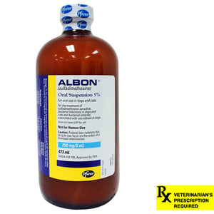 Rx Albon Oral Suspension 5% x 16 oz