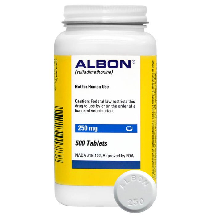 Albon Rx, 250 mg x 500 ct