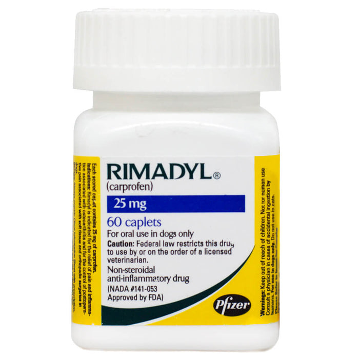 Rimadyl Rx, Caplets, 25 mg x 60 ct
