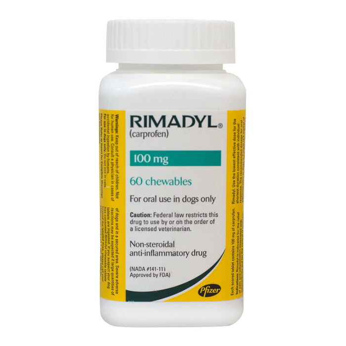 Rimadyl Rx, Chewables, 100 mg x 60 ct