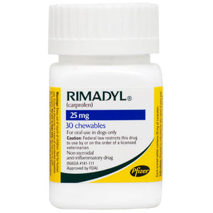 Rimadyl Rx, Chewables, 25 mg x 30 ct