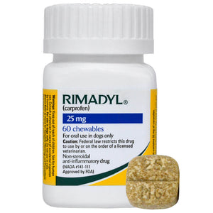 Rimadyl Rx, Chewables, 25 mg x 60 ct