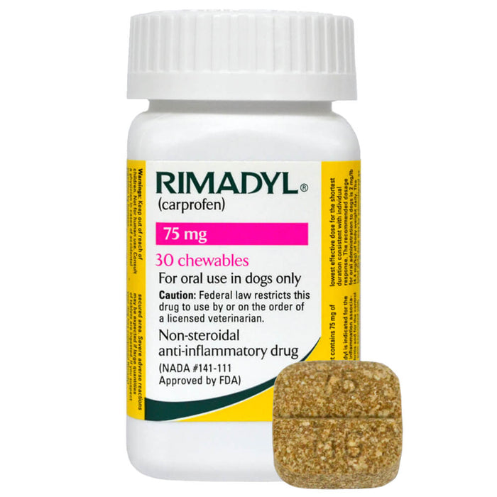 Rimadyl Rx, Chewables, 75 mg x 30 ct
