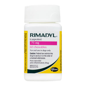 Rimadyl Rx, Chewables, 75 mg x 60 ct