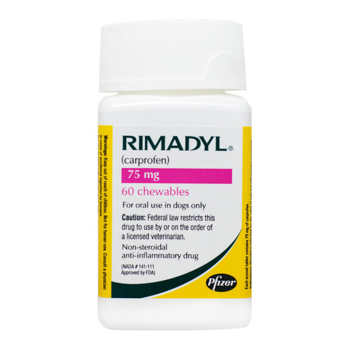 Rimadyl Rx, Chewables, 75 mg x 60 ct