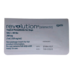 ORM-D Rx Revolution, Teal Single Topical Tube Dog 41-85lb