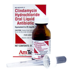 Clindamycin Hydrochloride Rx, Oral Drops, 20 ml