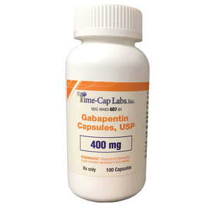 Rx Gabapentin 400 mg x 100