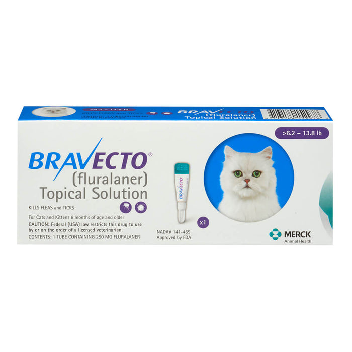 ORMd Rx Bravecto Topical for Medium Cats, 6.2-13.8 lbs