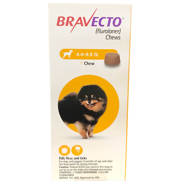 Rx Bravecto Chews 4.4-9.9Lb