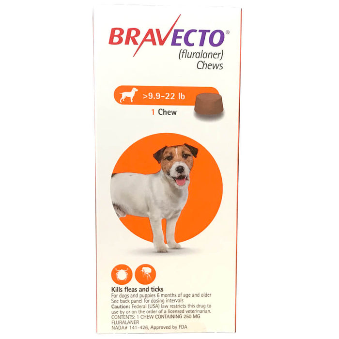 Bravecto Chews Rx 9.9-22lb