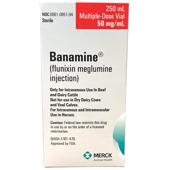 Rx Banamine Injectable, 50mg x 250ml